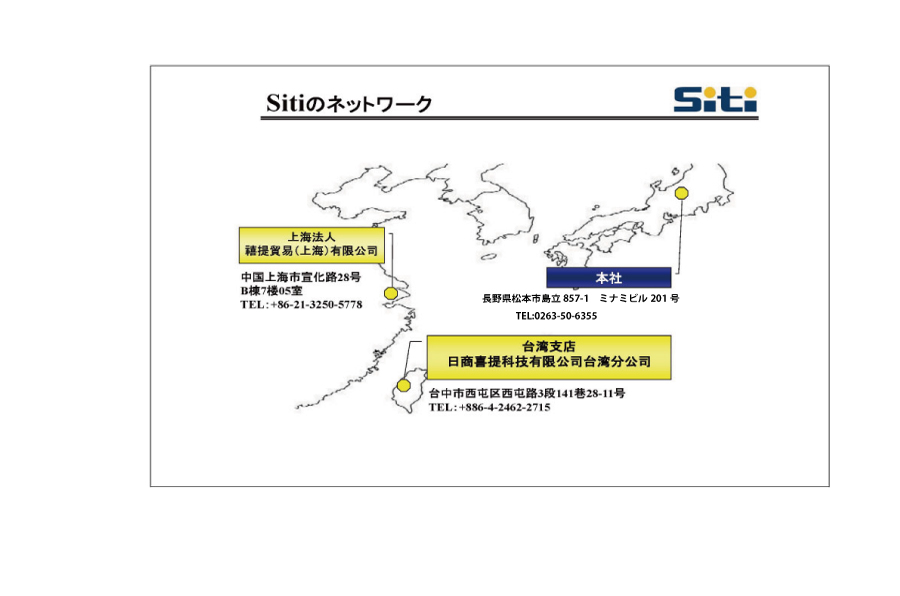 Sitiのネットワーク